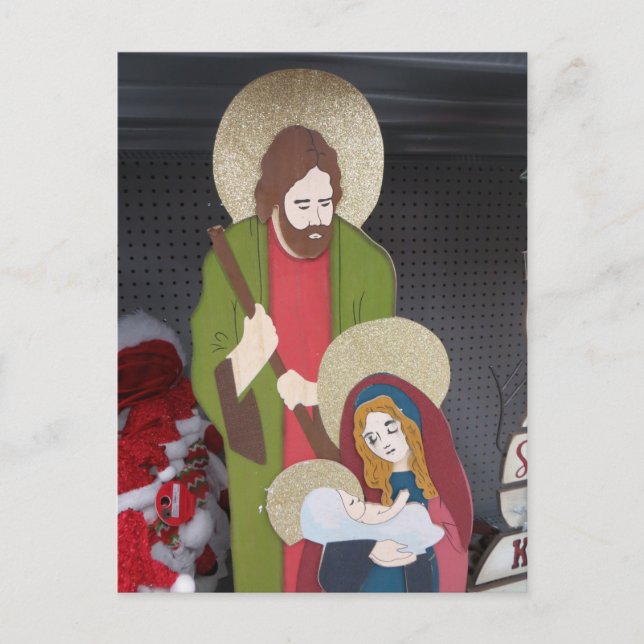 Nativity Figures Postcard (Front)