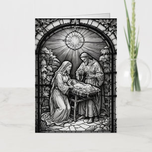 Nativity Foil Holiday Card