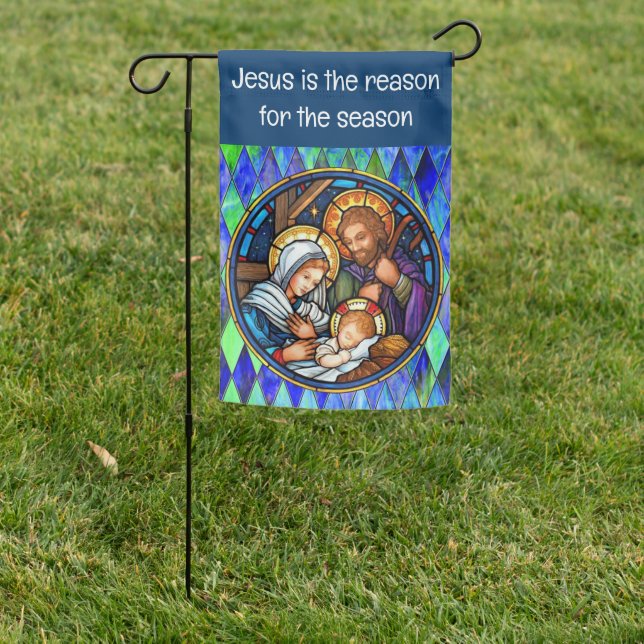 Nativity Garden Flag (In SItu)