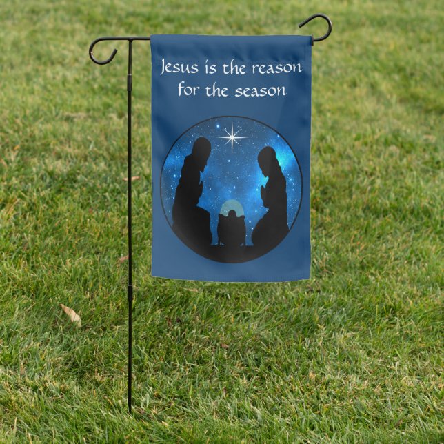 Nativity Garden Flag (In SItu)