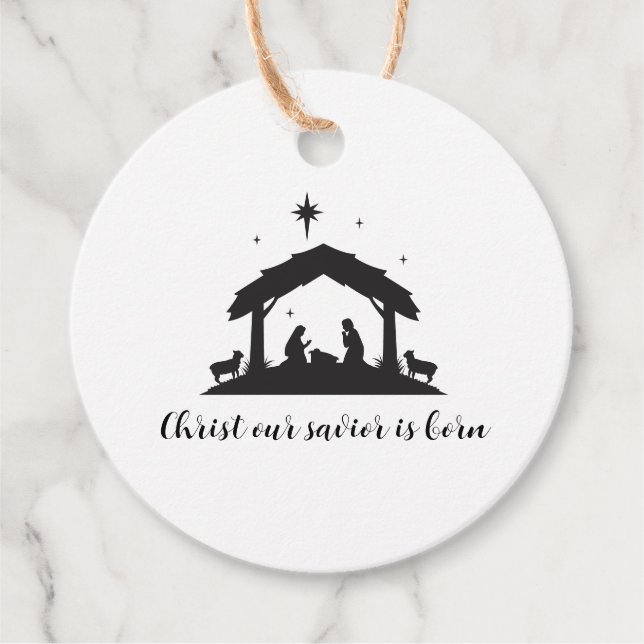 Nativity Gift Tags (Front)