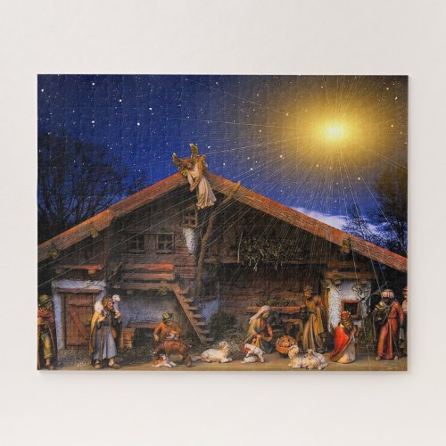 Nativity Glowing Star Photo Puzzle