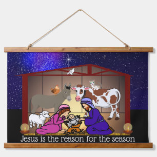 Nativity Hanging Tapestry