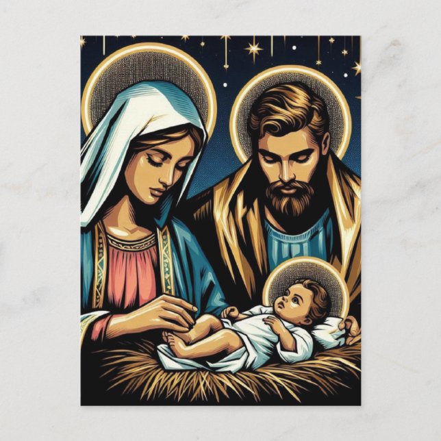 Nativity Holiday Postcard (Front)