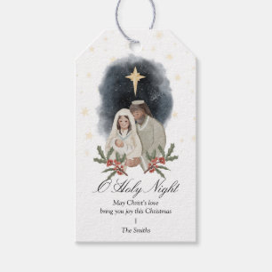 Nativity Holy Family Christmas Gift Tag