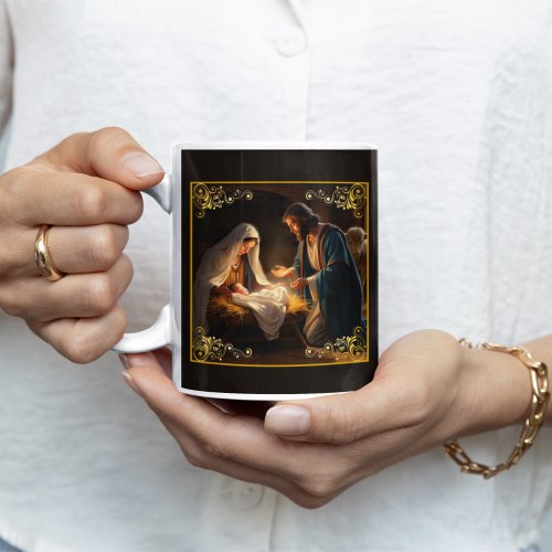 Nativity Holy Family Religious  Coffee Mug