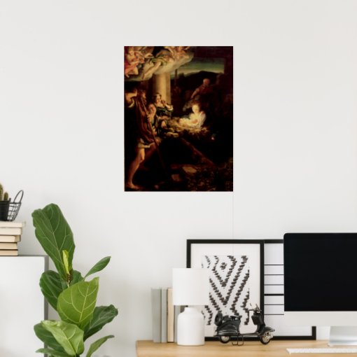 Nativity - Holy Night - Correggio - Renaissance Poster | Zazzle