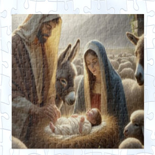 Nativity in Bethlehem  Jigsaw Puzzle