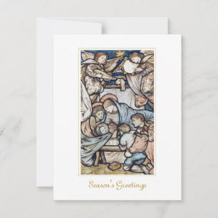 Nativity Jesus Birth Vintage Christmas Card