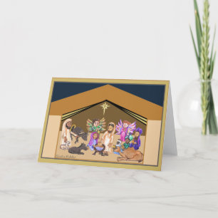 Nativity Jesus Christ Christmas Card Printable