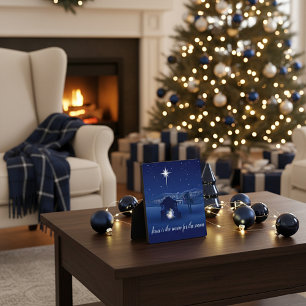 nativity Jesus is the reason Plaque