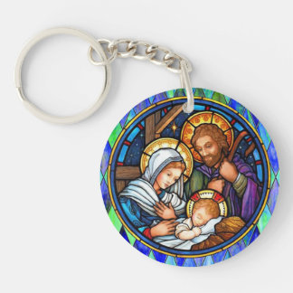Nativity keychain