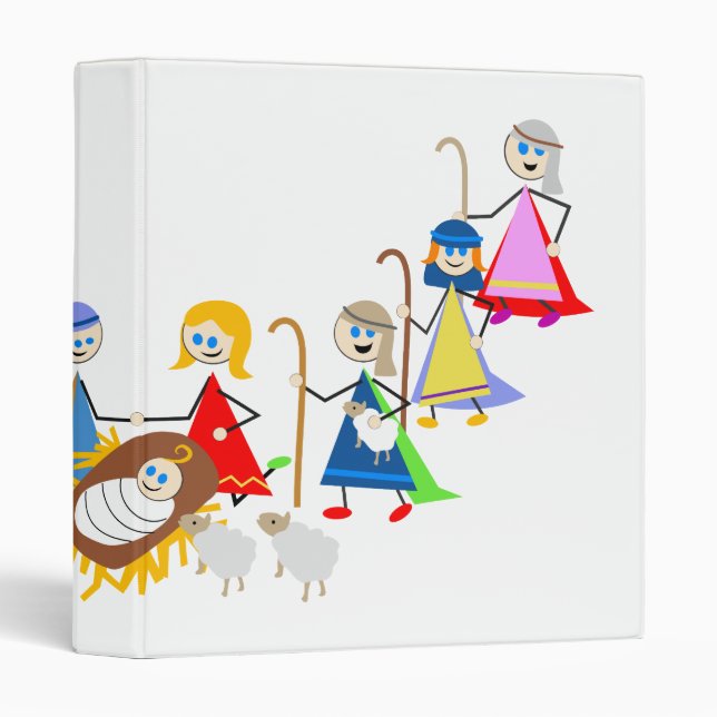 Nativity Kids 3 Ring Binder (Front/Spine)