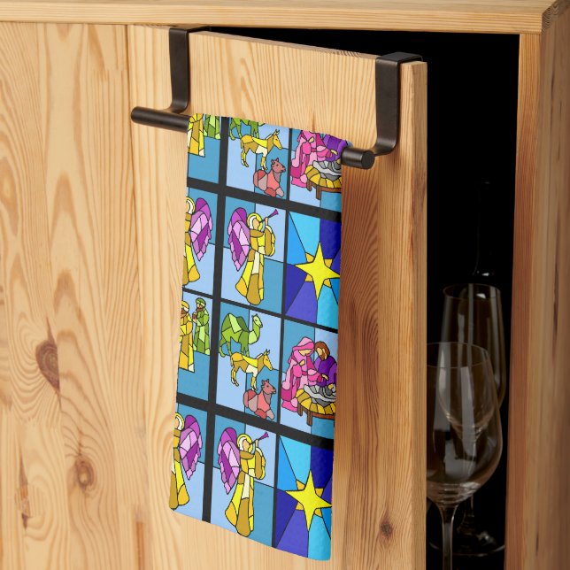 Nativity Kitchen Towel (Thirds Fold)