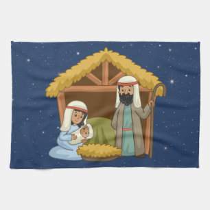 Nativity Kitchen Towel