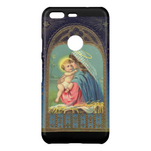 Nativity Mary Holding The Baby Jesus  Uncommon Google Pixel Case