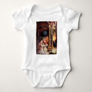 NATIVITY,MUSIC MAKING ANGELS - MAGIC OF CHRISTMAS BABY BODYSUIT
