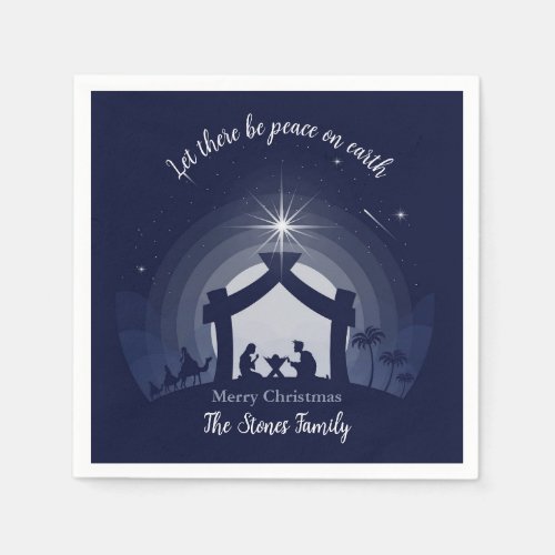 Nativity Napkins Christmas Holy Family