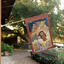 Nativity of Christ Icon Weatherproof House Flag