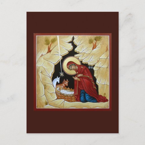 Nativity of Christ Prayer Card