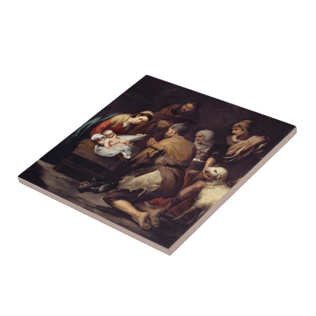 Nativity of Jesus Christ Ceramic Tile (Side)