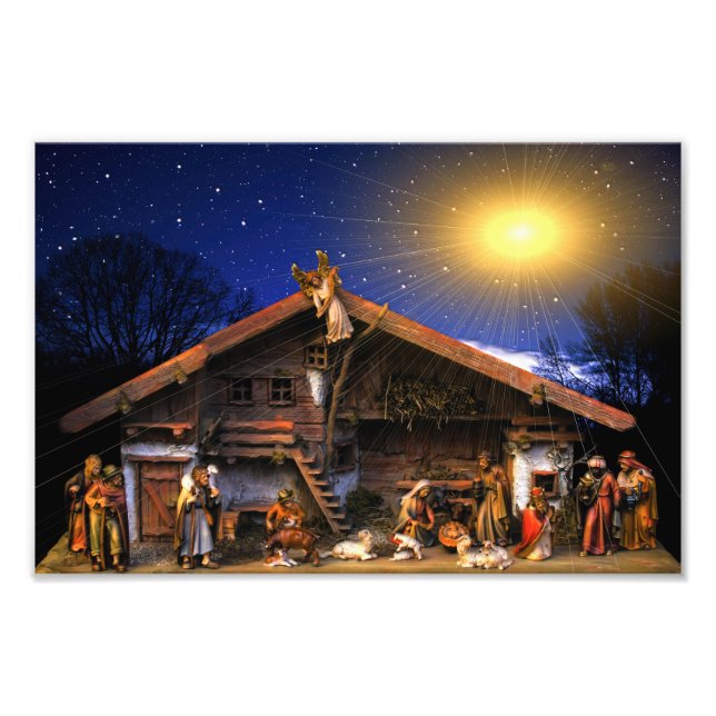 Nativity of Jesus Christ Photo Print (Front)