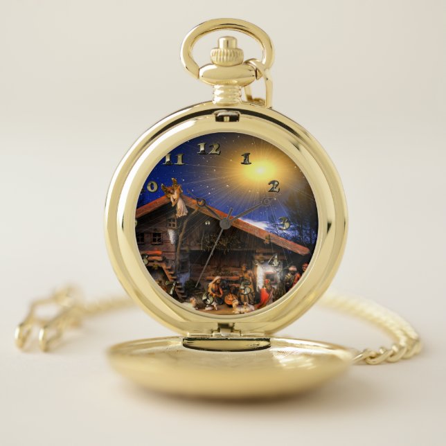 Nativity of Jesus Christ Pocket Watch (Inside)