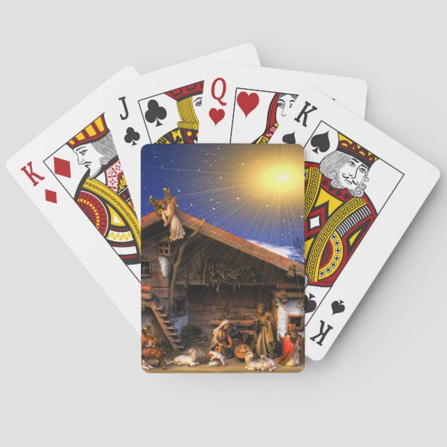 Nativity of Jesus Christ Poker Cards (Back)