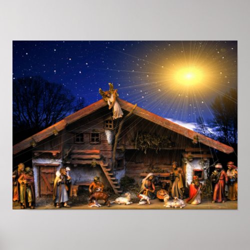 Nativity of Jesus Christ Poster