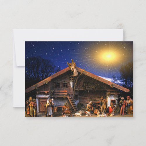 Nativity of Jesus Christ Thank You Card