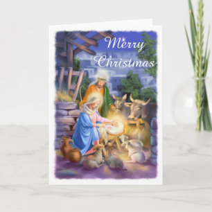 Nativity of Jesus Holiday Card