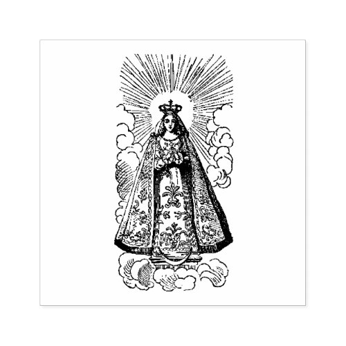 Nativity of the Blessed Virgin Mary Rubber Stamp