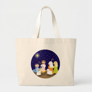 Nativity of the Lord Large Tote Bag