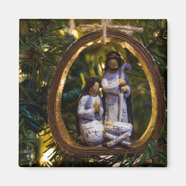 Nativity Ornament Magnet (Front)