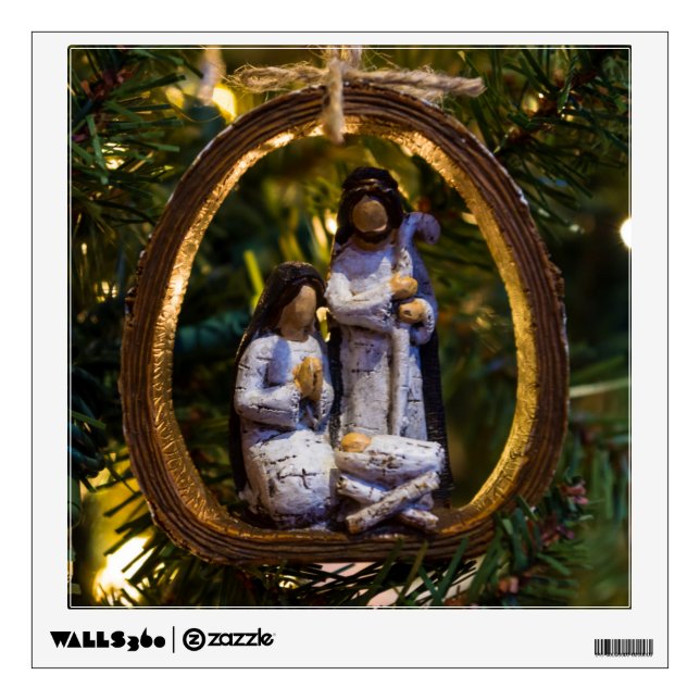Nativity Ornament Wall Decal (Front)