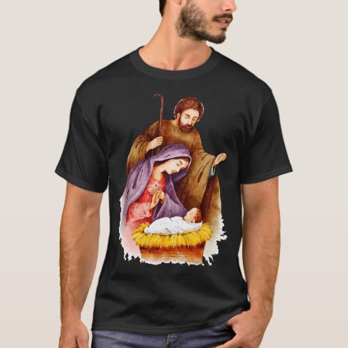 Nativity Painted T_Shirt