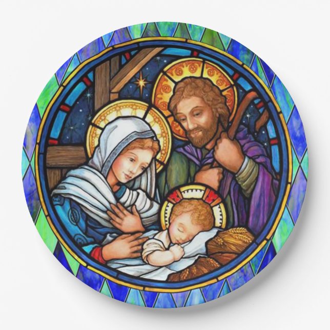 Nativity Paper Plates (Front)