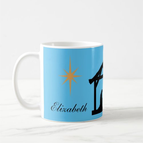 Nativity personalized Christmas Coffee Mug