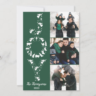 Nativity Picture Christmas Cards, JOY Christian Holiday Card