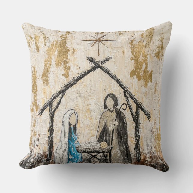 Nativity Pillow (Front)