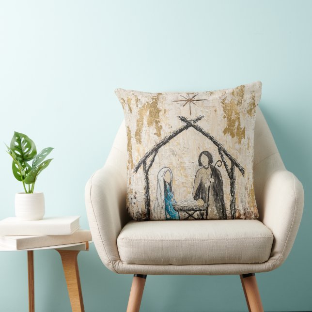 Nativity Pillow 20x20 (Chair)