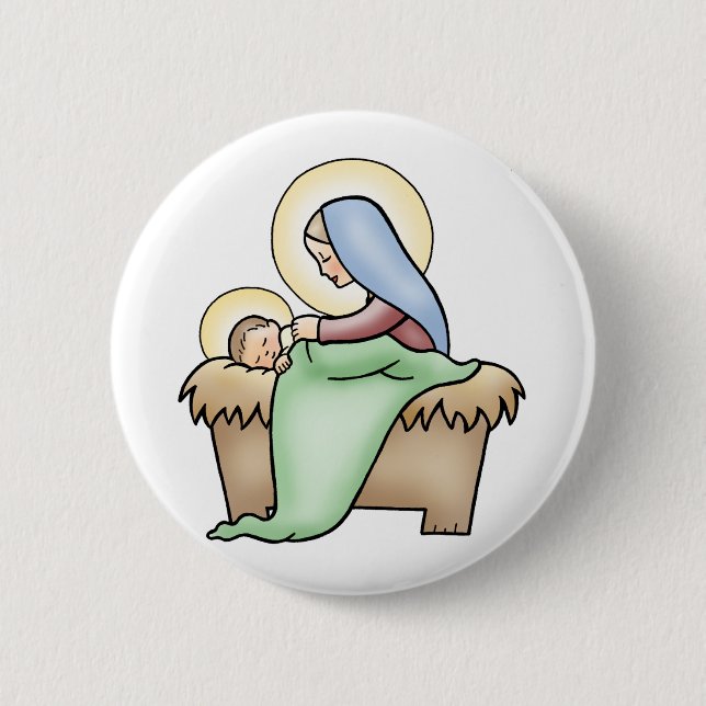 Nativity Pinback Button (Front)