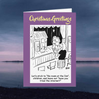 Nativity Play Cartoon Christmas Card