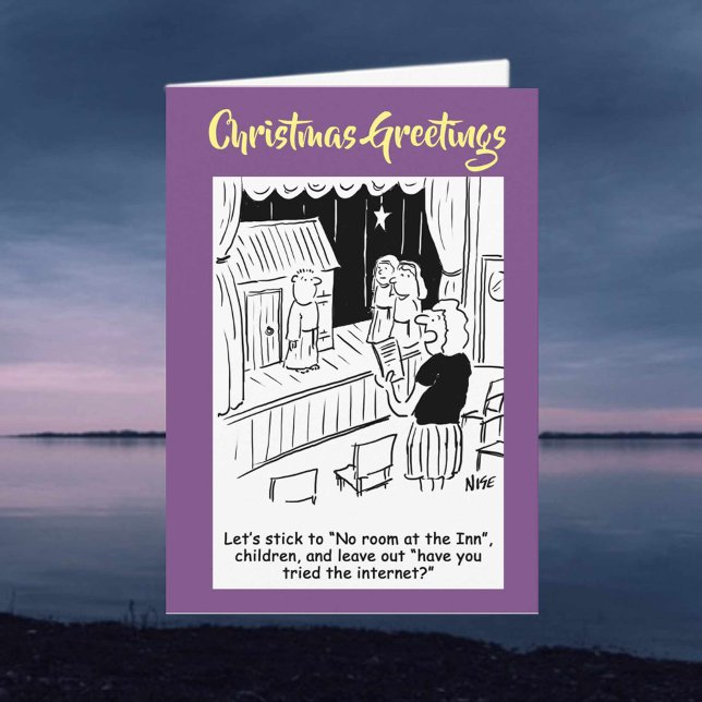 Nativity Play Cartoon Christmas Card (Creator Uploaded)