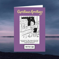Nativity Play Cartoon. Company Christmas Card