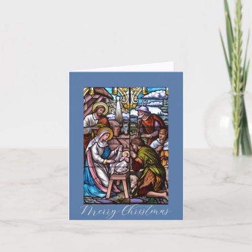 Nativity Religious Template Card _ Merry Christmas