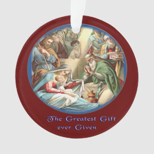 Nativity scence ornament