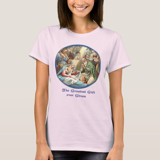 Nativity  scence T-Shirt (Front)