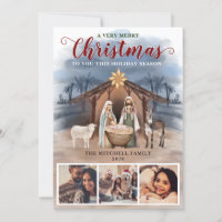 Nativity Scene Baby Jesus Photo Merry Christmas