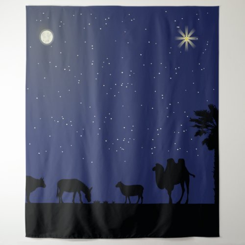 Nativity Scene backdrop decor or Christmas play